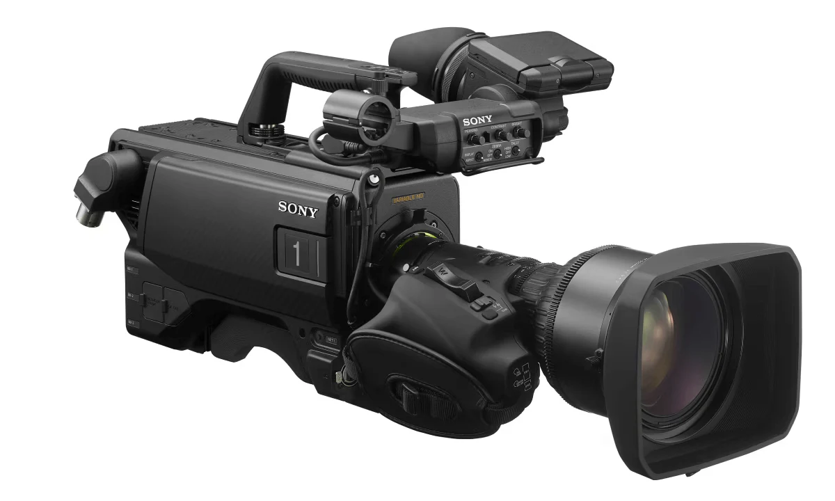 Sony HDC-F5500V 厂商产品示意图，附件不代表实际租赁配置